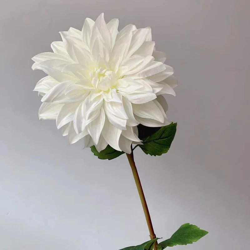 Lifelike Decorative Dahlia Stem