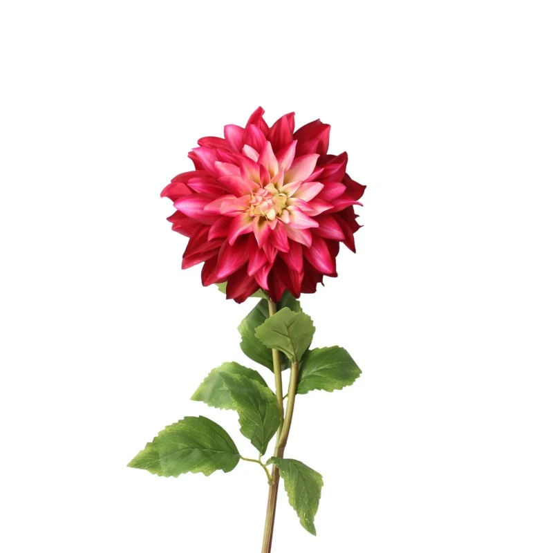 Lifelike Decorative Dahlia Stem