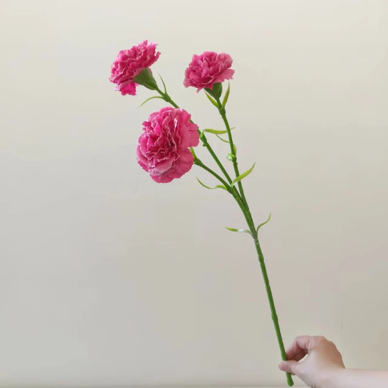 Lifelike Carnation Floral Stem