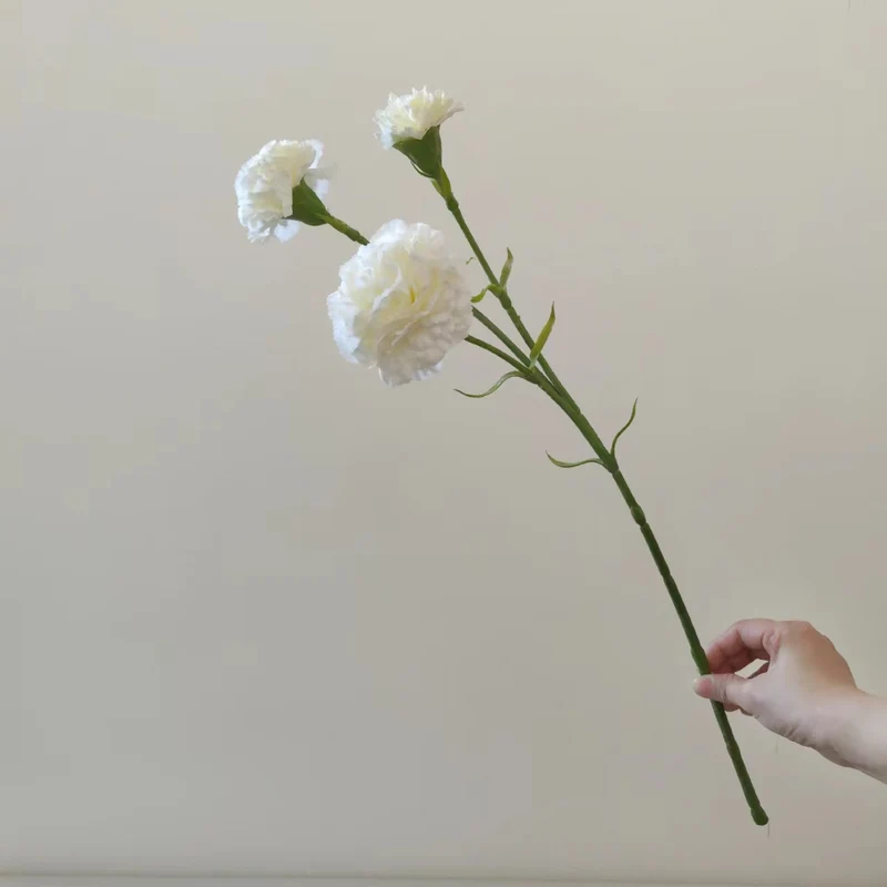 Lifelike Carnation Floral Stem