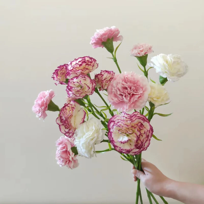 Lifelike Carnation Floral Stem