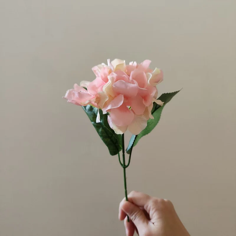 Elegant Faux Hydrangea Stem