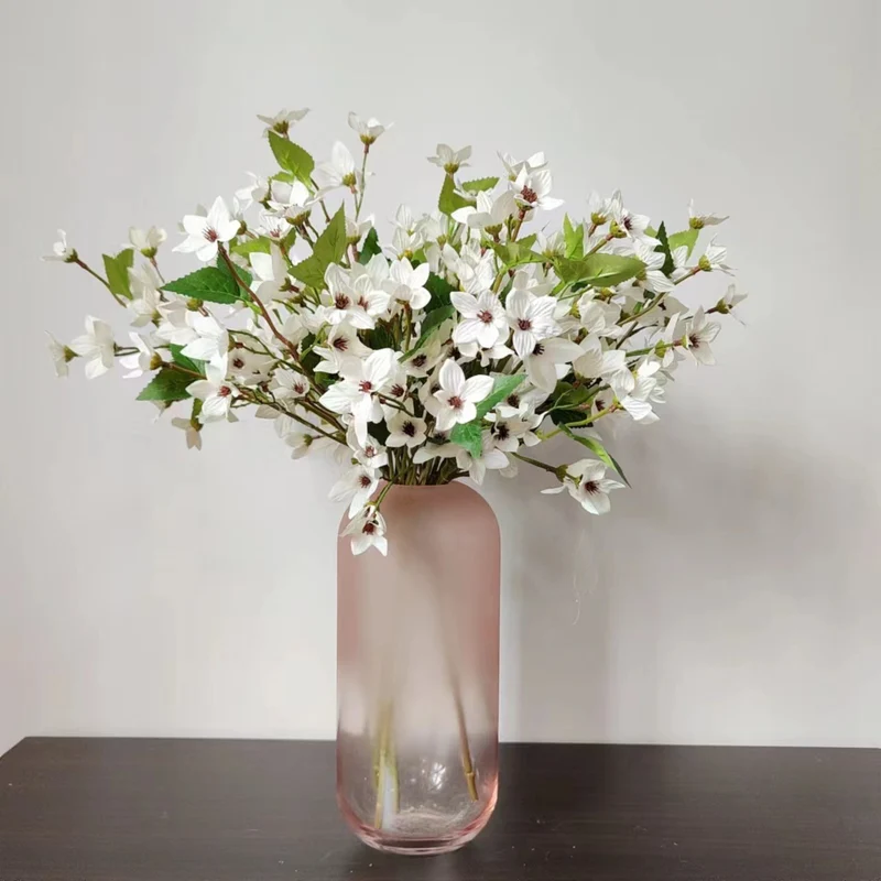 Elegant Faux Cherry Blossom Stem