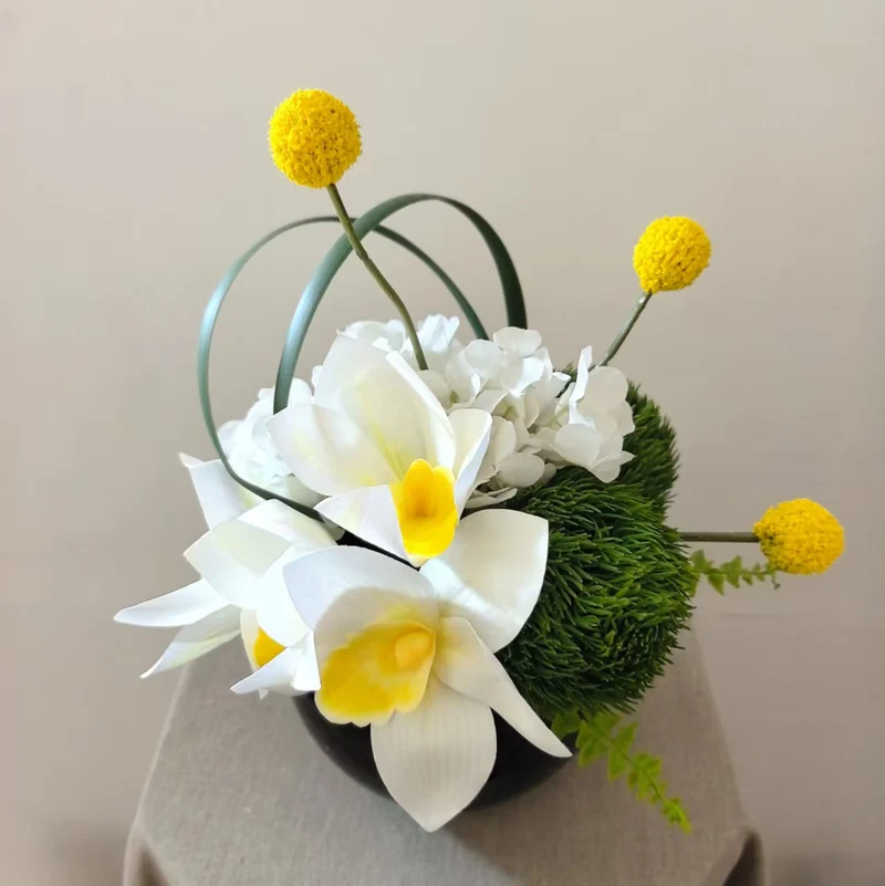 Elegant Decorative Orchid Arrangement