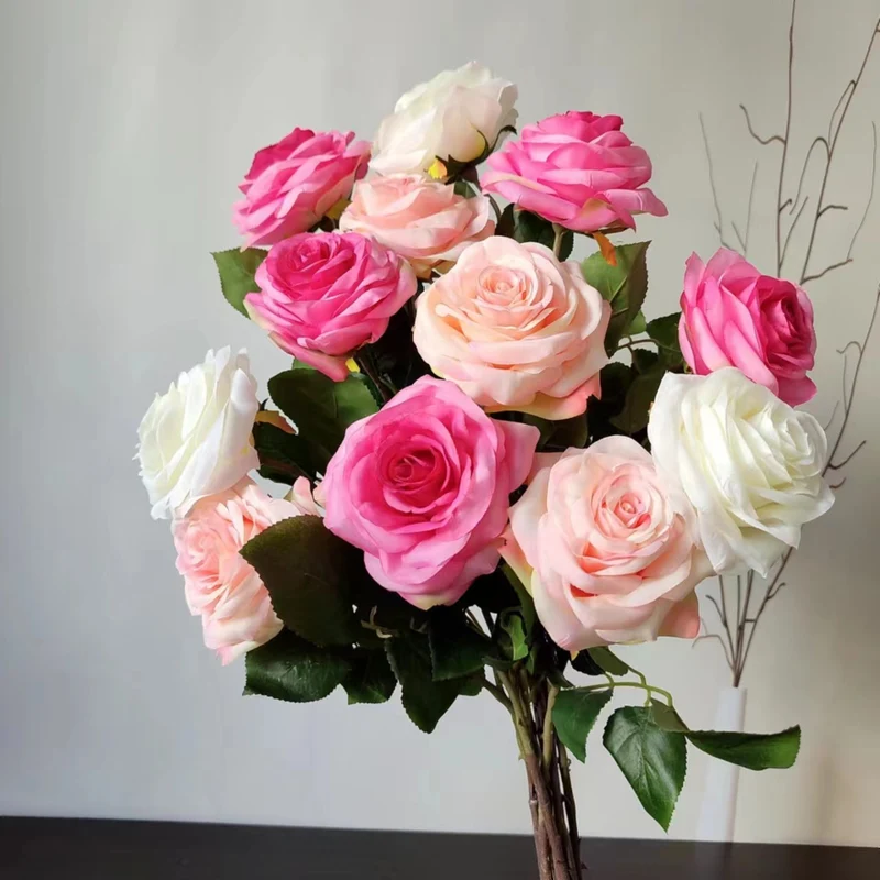 Elegant Artificial Rose Stem
