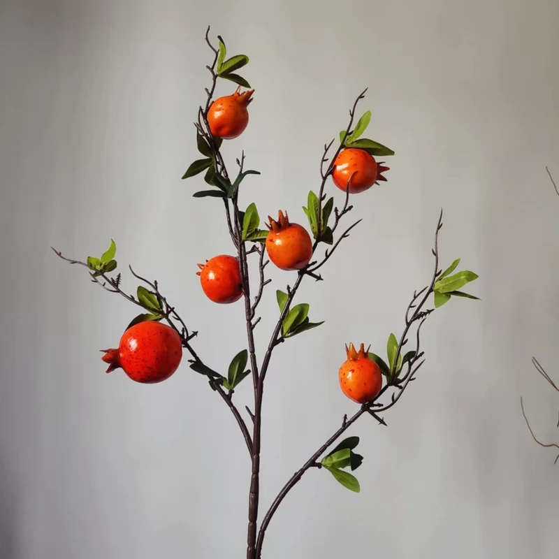 Decorative Pomegranate Branch Arrangement