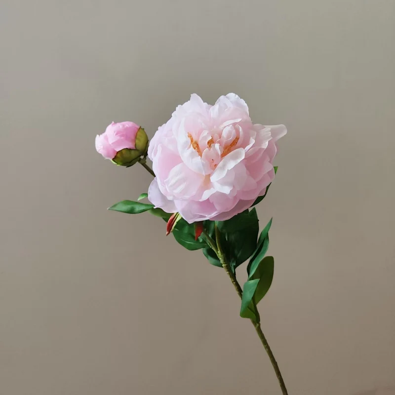 Premium Artificial Peony Stem