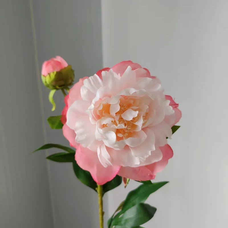 Premium Artificial Peony Stem