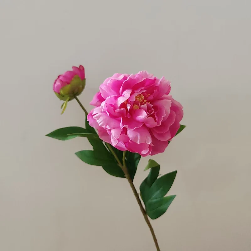 Premium Artificial Peony Stem