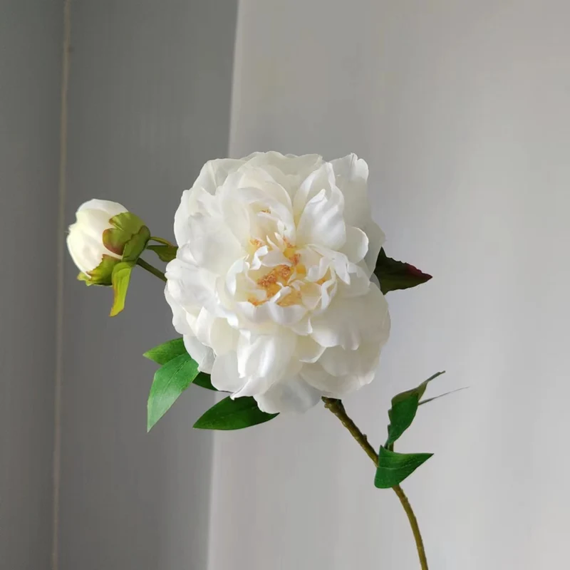 Premium Artificial Peony Stem