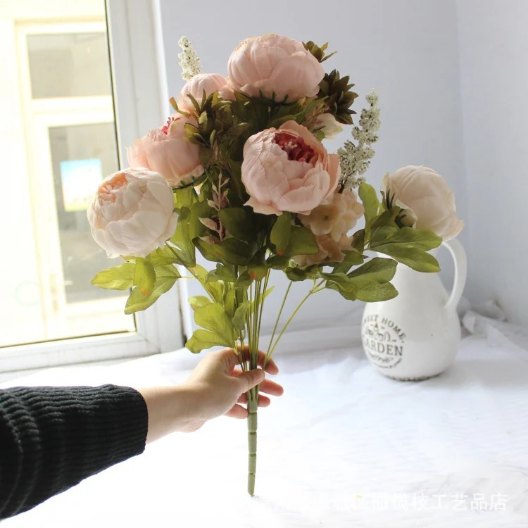 Luxurious Faux Peony Bouquet