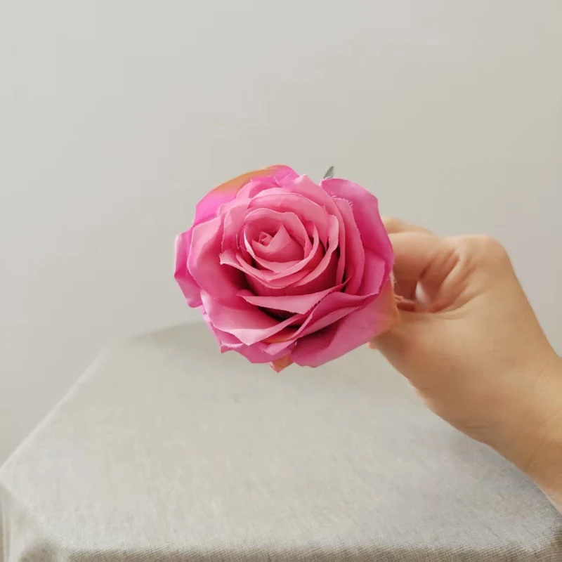 Lifelike Silk Rose Stem