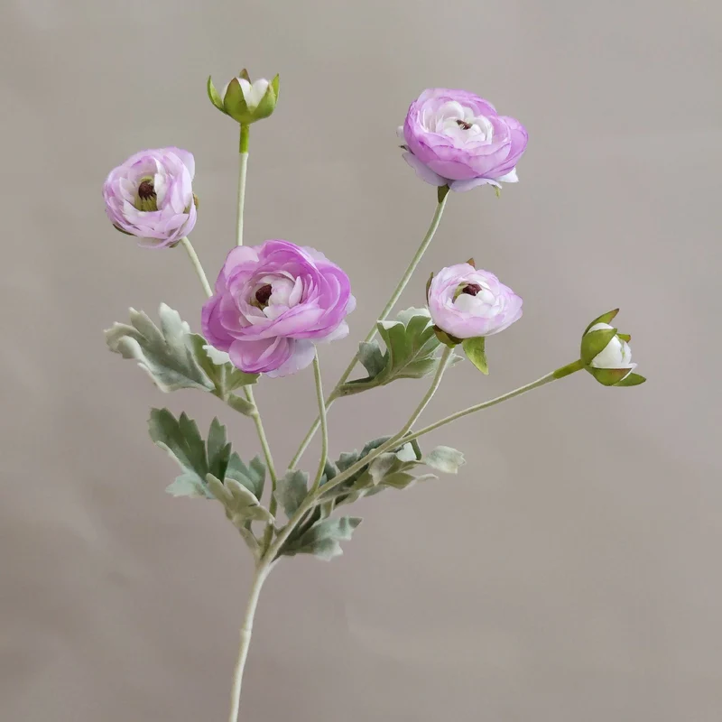 Lifelike Ranunculus Floral Stem