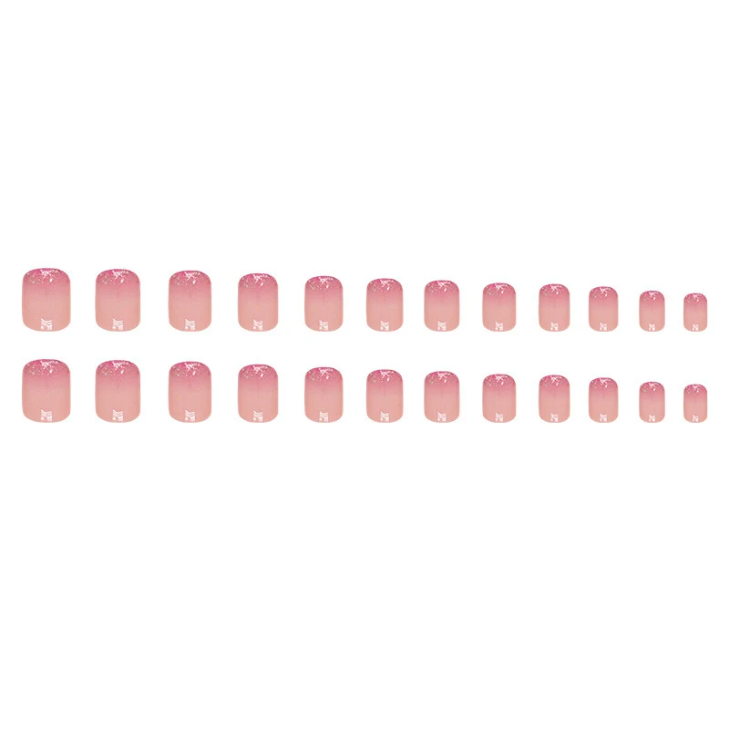 Glitter Ombre Nagelverlängerungen Karnz