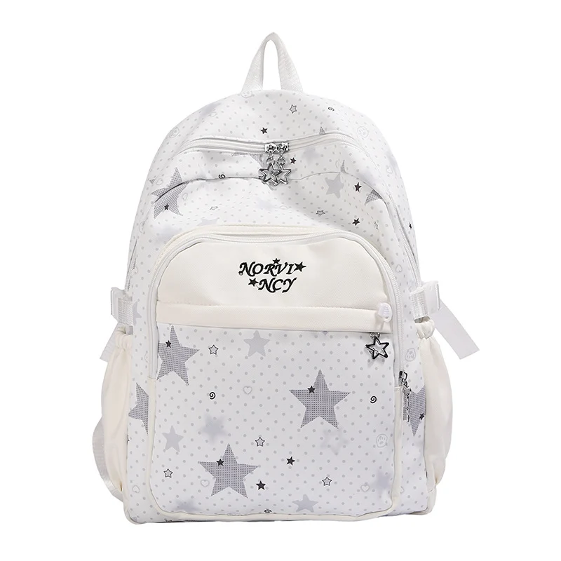 Stylish Star-Print Backpack Stornfield