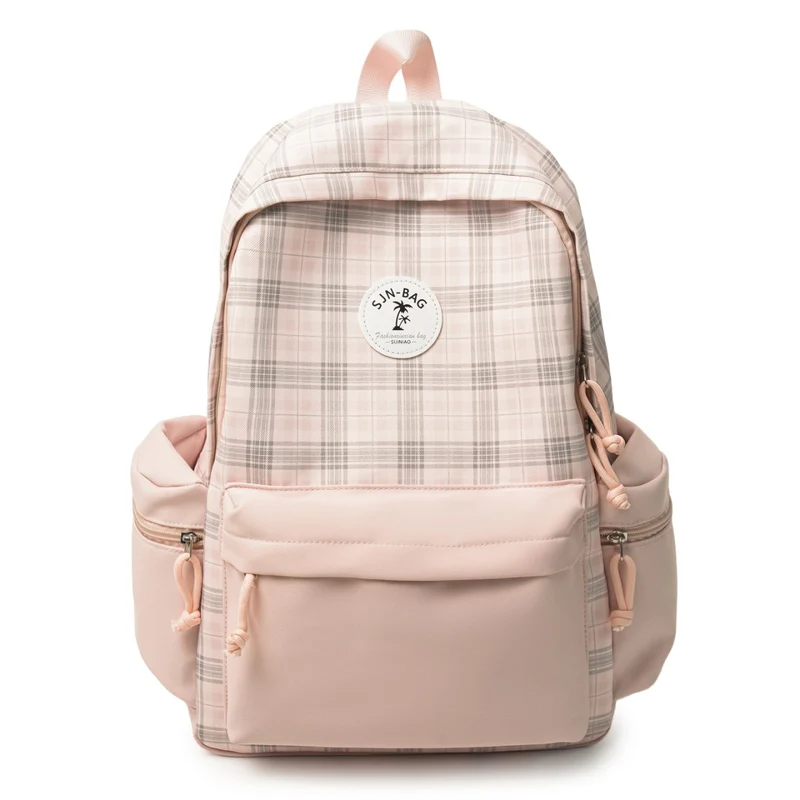 Stylish Plaid Backpack Stornfield