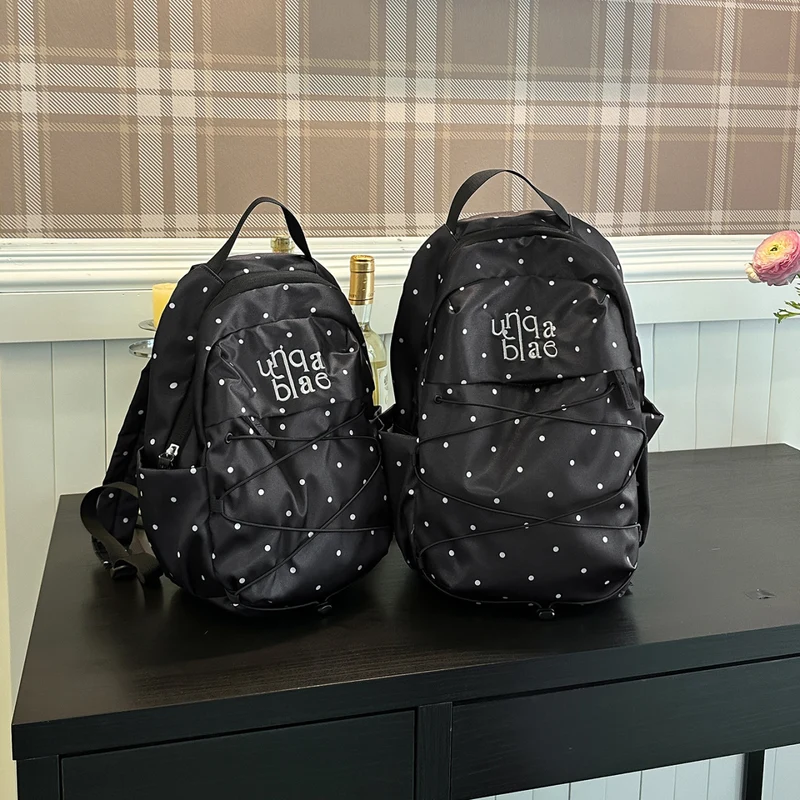 Stylish Lightweight Polka Dot Backpack Stornfield