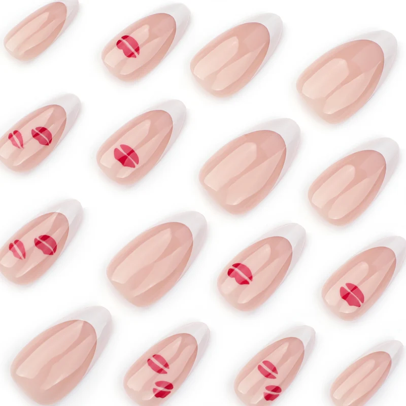 Artistic Nail Extensions with Glamorous Lip Design Stornfield