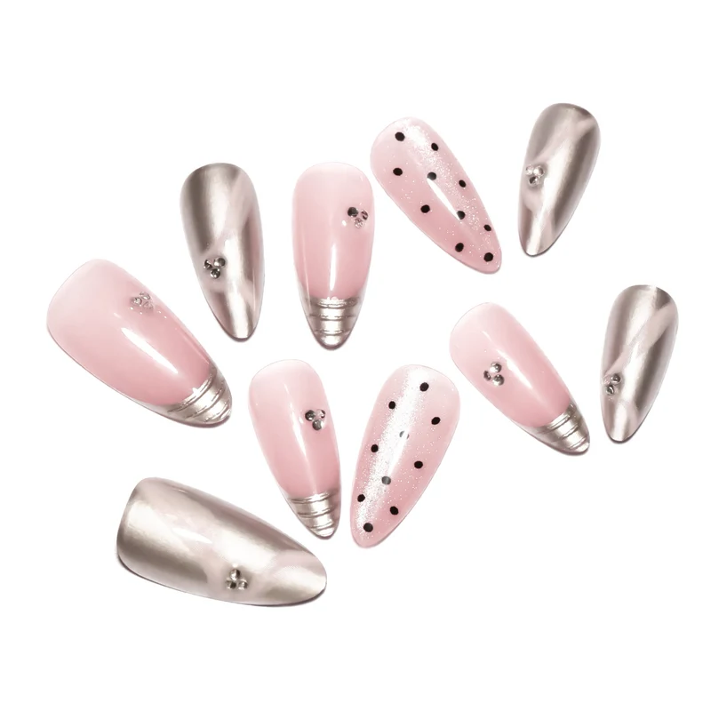 Artful Nail Extensions with Filigree Accents Stornfield