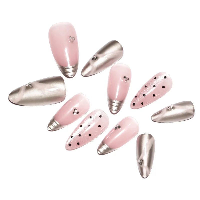Artful Nail Extensions with Filigree Accents Stornfield
