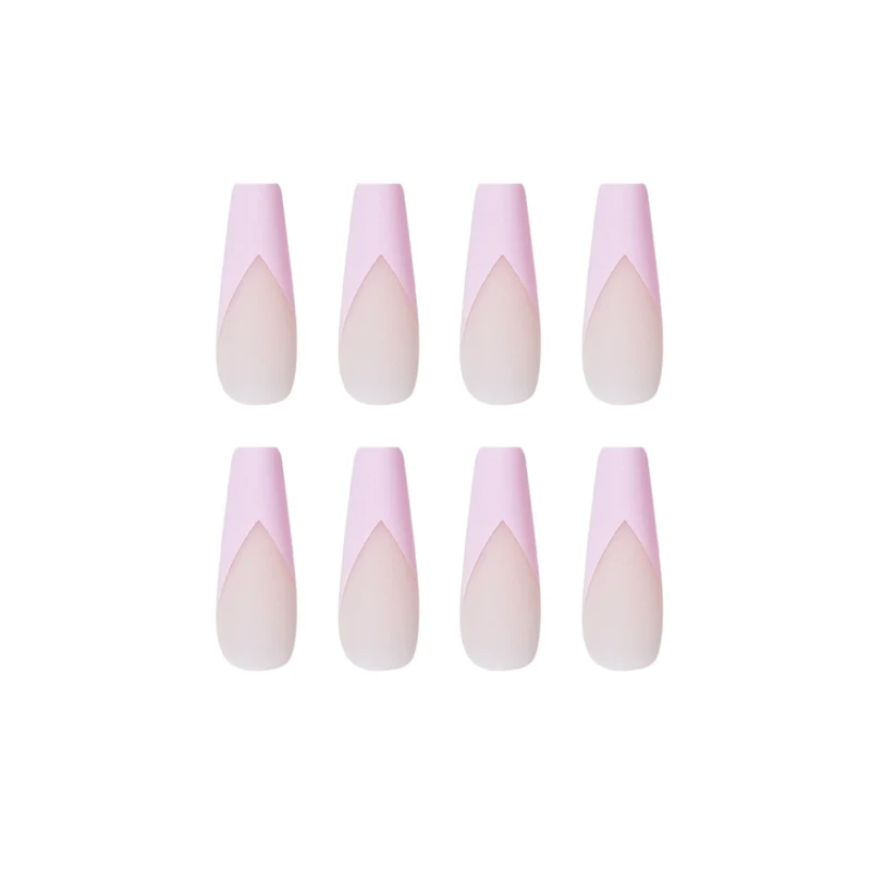 Artistic Nail Extensions with Elegant V-Shape Stornfield