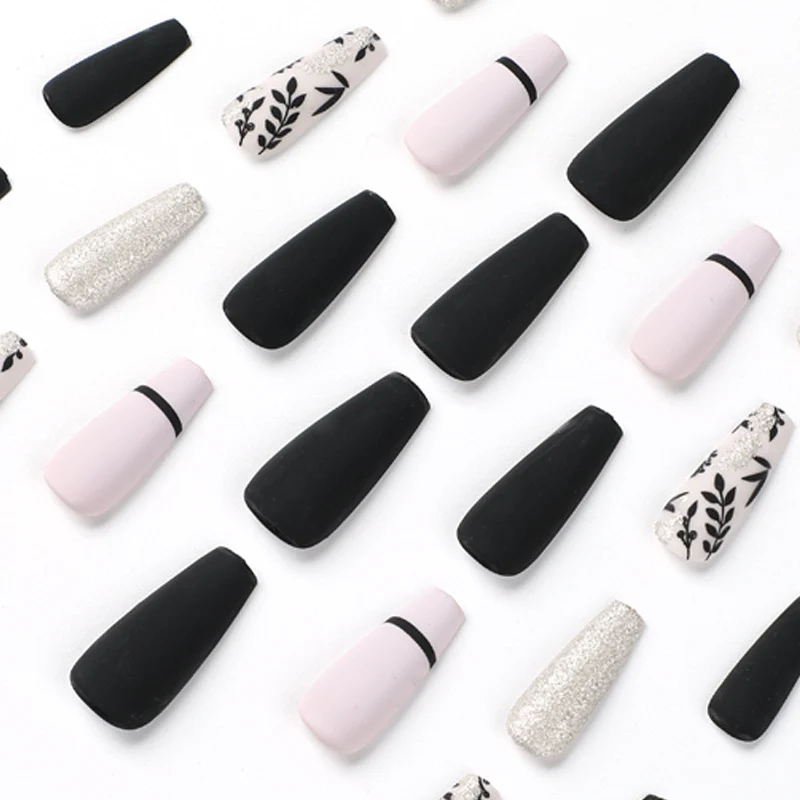 Artful Nail Extensions with Elegant Decoration Stornfield