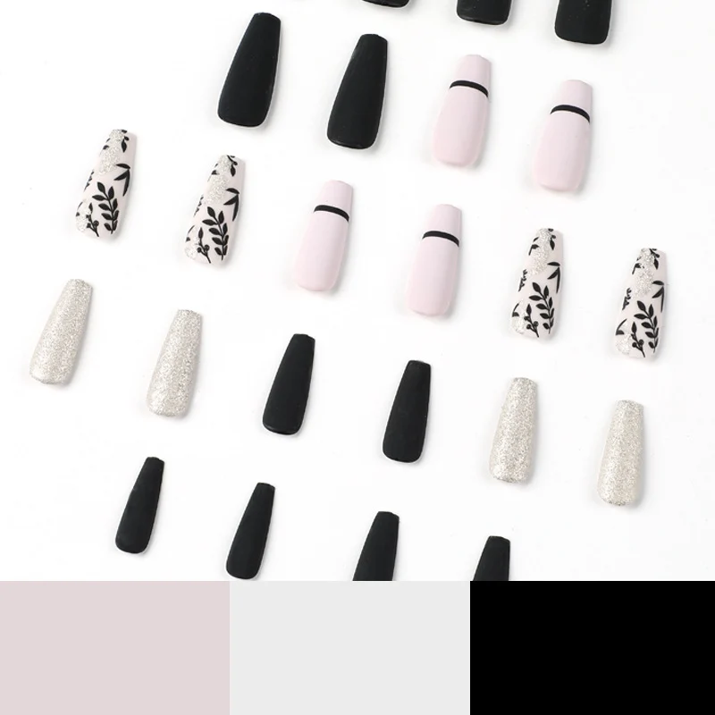 Artful Nail Extensions with Elegant Decoration Stornfield