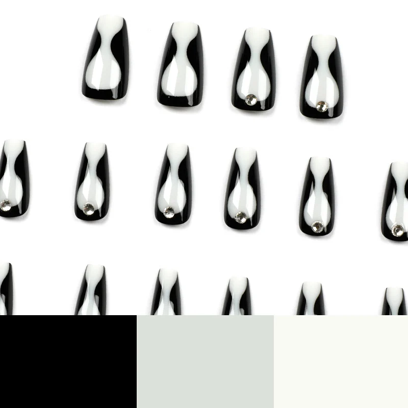 Artistic nail extensions with elegant accents Stornfield