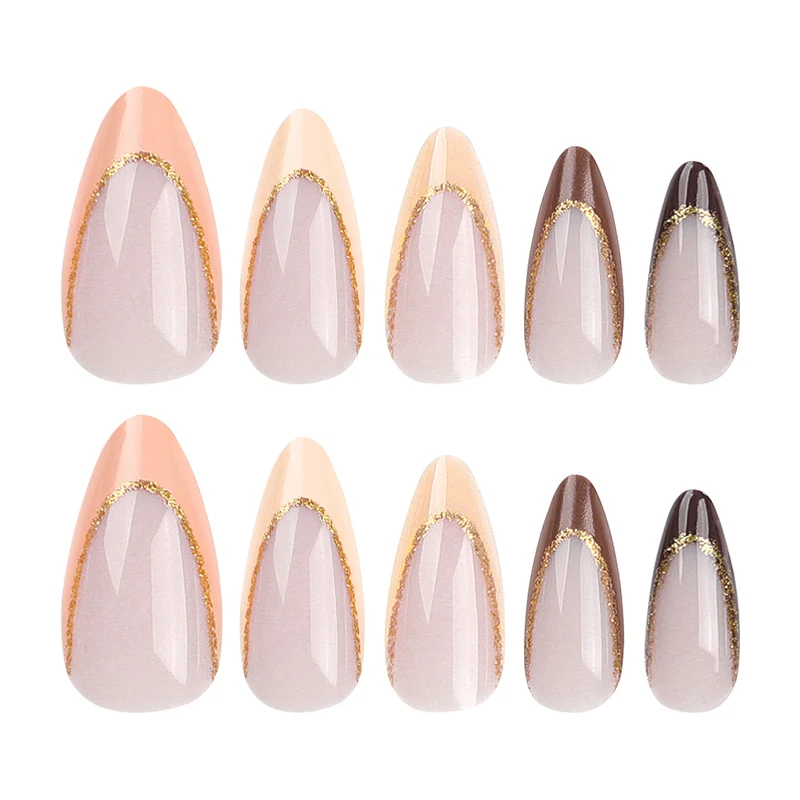 Artful Nail Extensions with Elegant Lace Design Stornfield