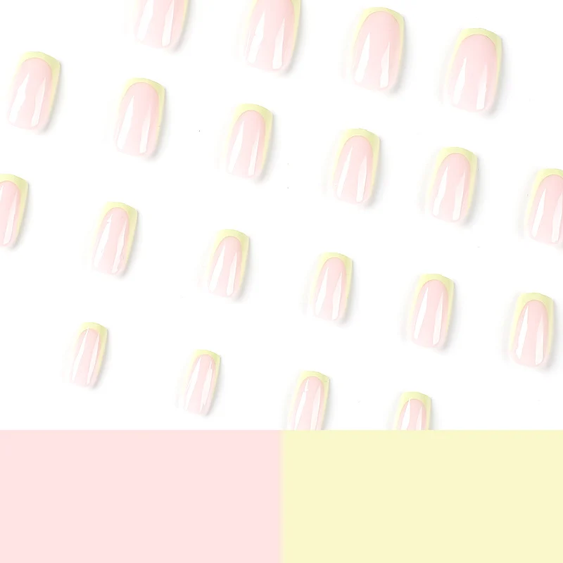 Artistic nail extensions with elegant French tip and modern accents Stornfield