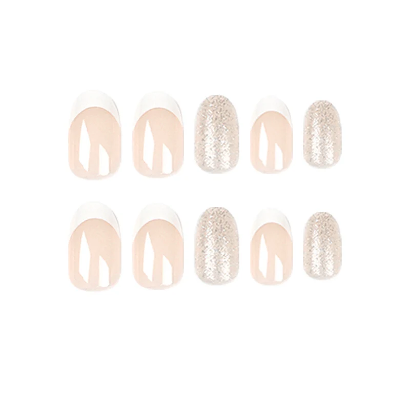 Artistic Nail Extensions with Elegant French Tip Stornfield