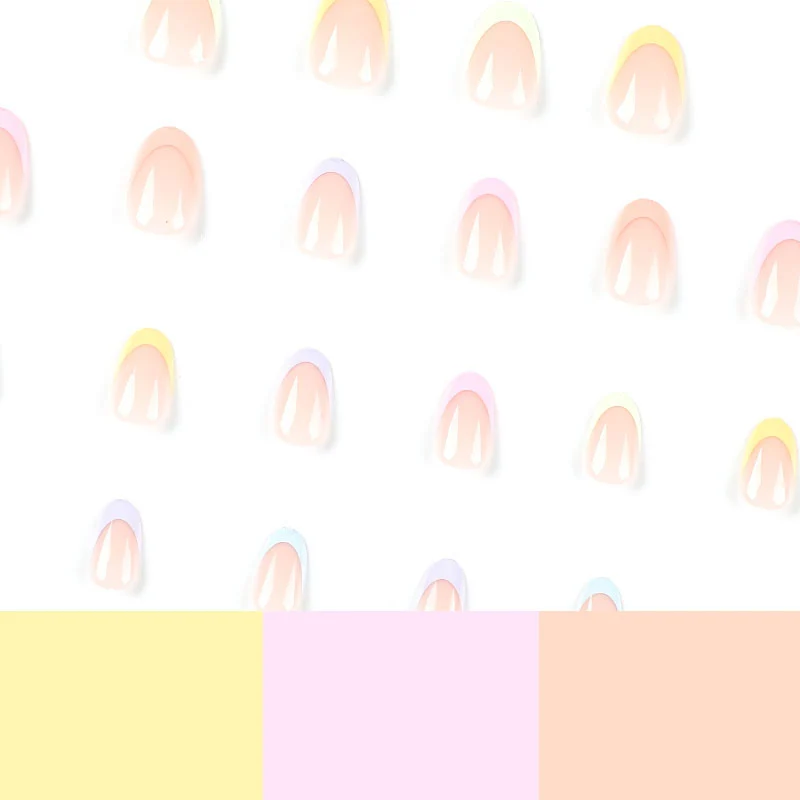 Artful nail extensions with elegant gradient and shine Stornfield