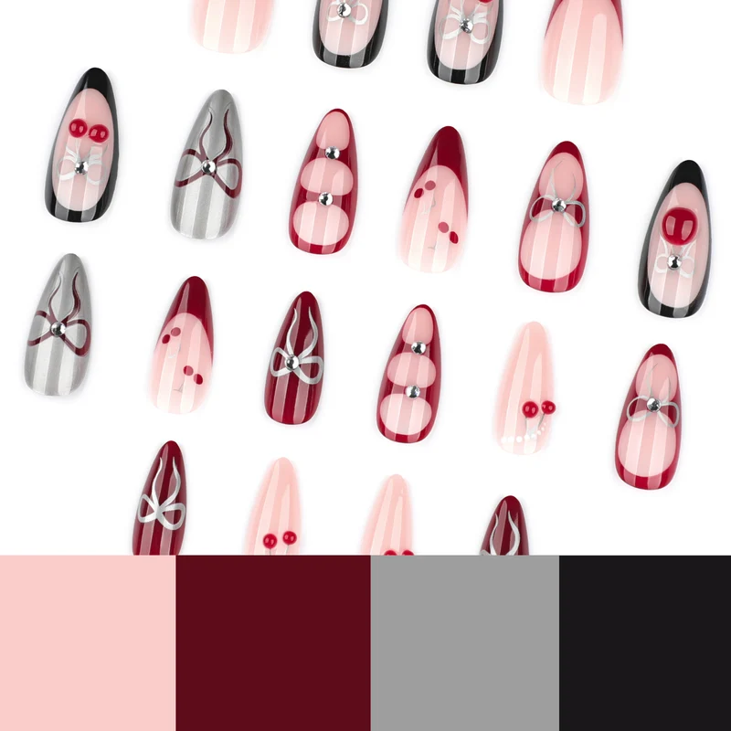 Artistic Nail Extensions with Unique 3D Designs Stornfield