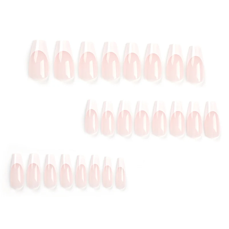 Artful nail extensions with translucent French tip Stornfield