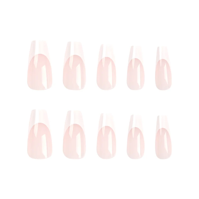 Artful nail extensions with translucent French tip Stornfield