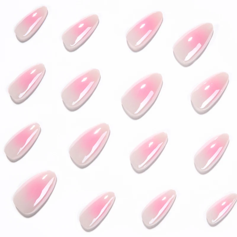 Artful nail extensions in elegant ombre design Stornfield