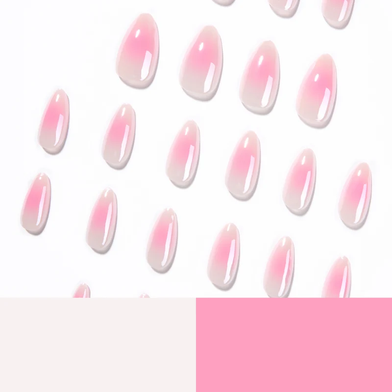 Artful nail extensions in elegant ombre design Stornfield