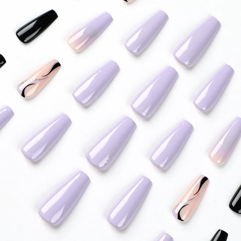 Artistic Nail Extensions in Elegant Design Stornfield