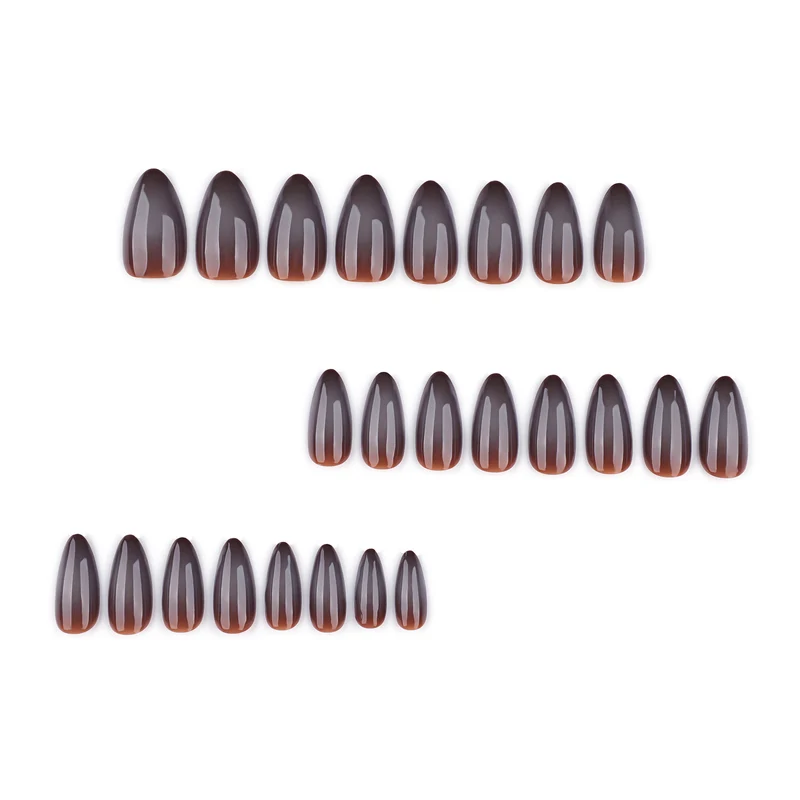 Artful nail extensions in elegant banana design Stornfield