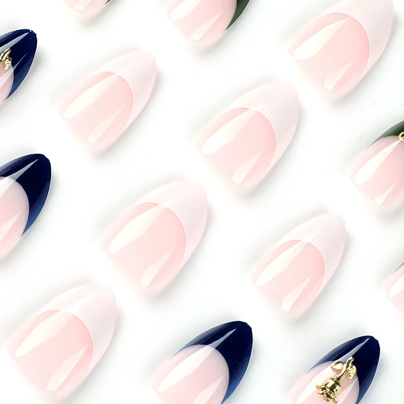 Artful Nail Tips with Glamorous Accents Stornfield