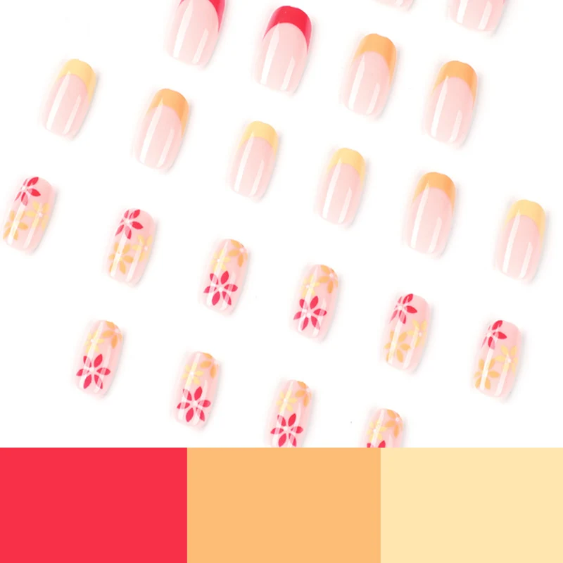 Artful nail art with delicate floral accents Stornfield