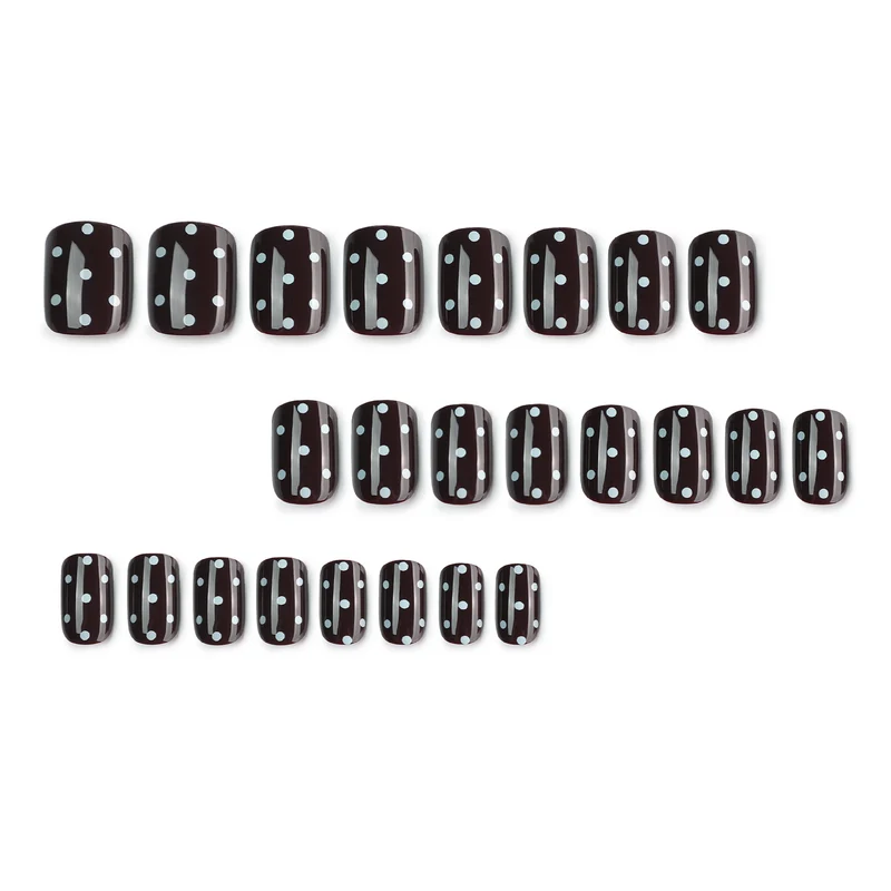 Artful Nail Art with Playful Dot Design Stornfield