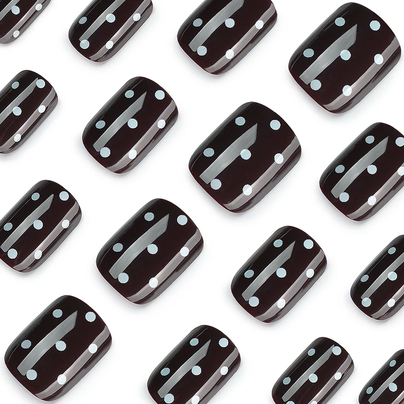 Artful Nail Art with Playful Dot Design Stornfield