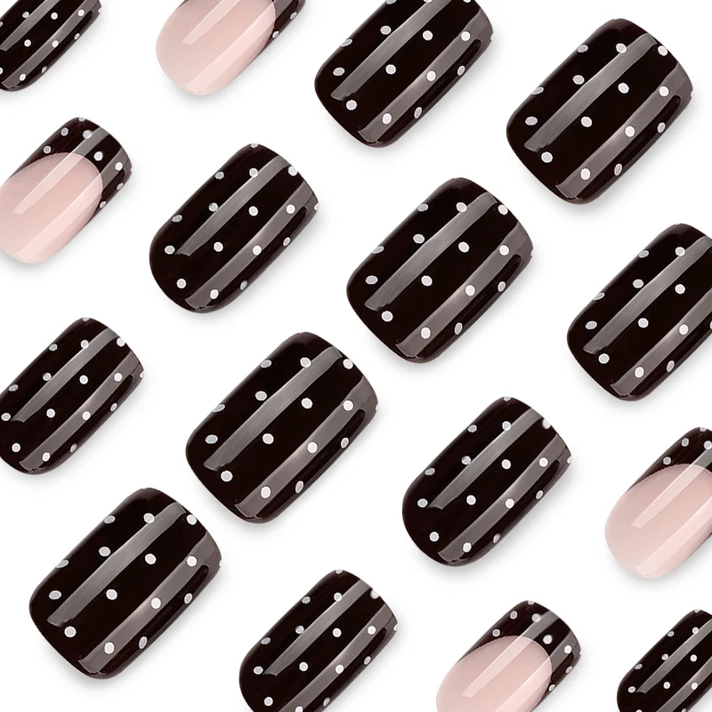 Artful Nail Art with Trendy Dot Design Stornfield