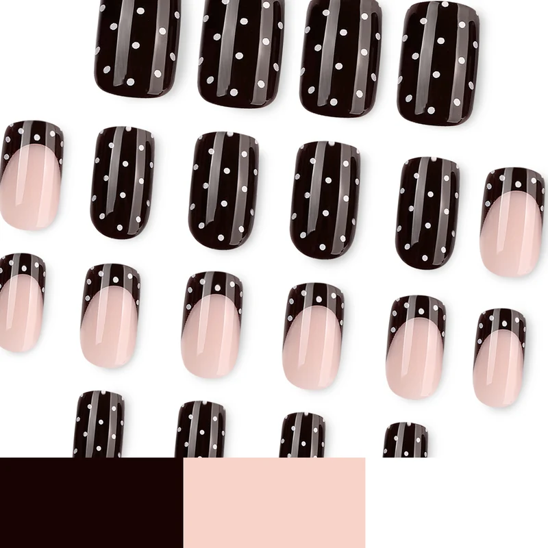 Artful Nail Art with Trendy Dot Design Stornfield