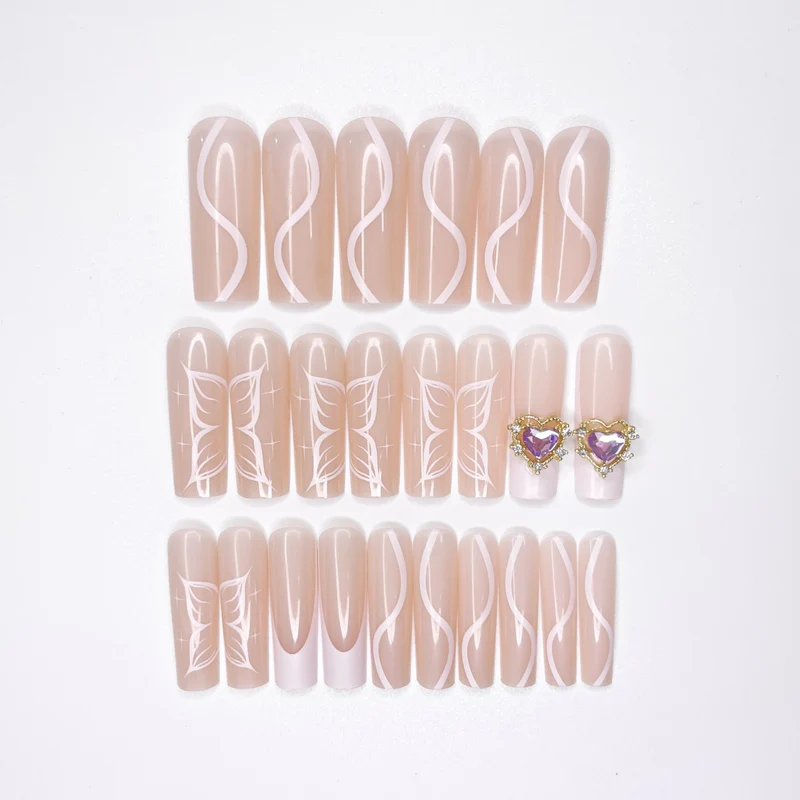 Ornate Floral Nail Extensions Stornfield