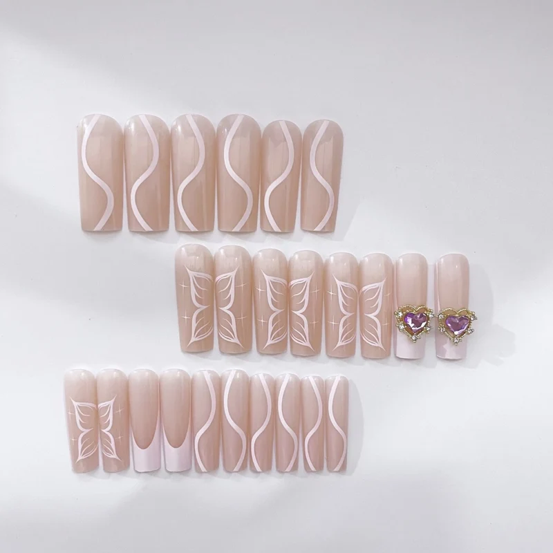 Ornate Floral Nail Extensions Stornfield