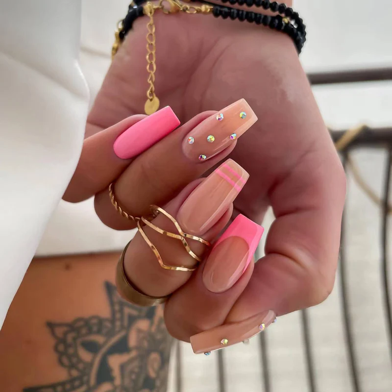 Ornate Butterfly-Inspired Acrylic Nail Extensions Stornfield