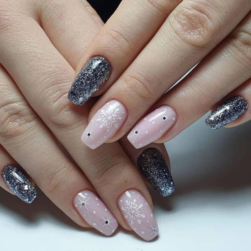 Ornate Butterfly-Inspired Acrylic Nail Extensions Stornfield