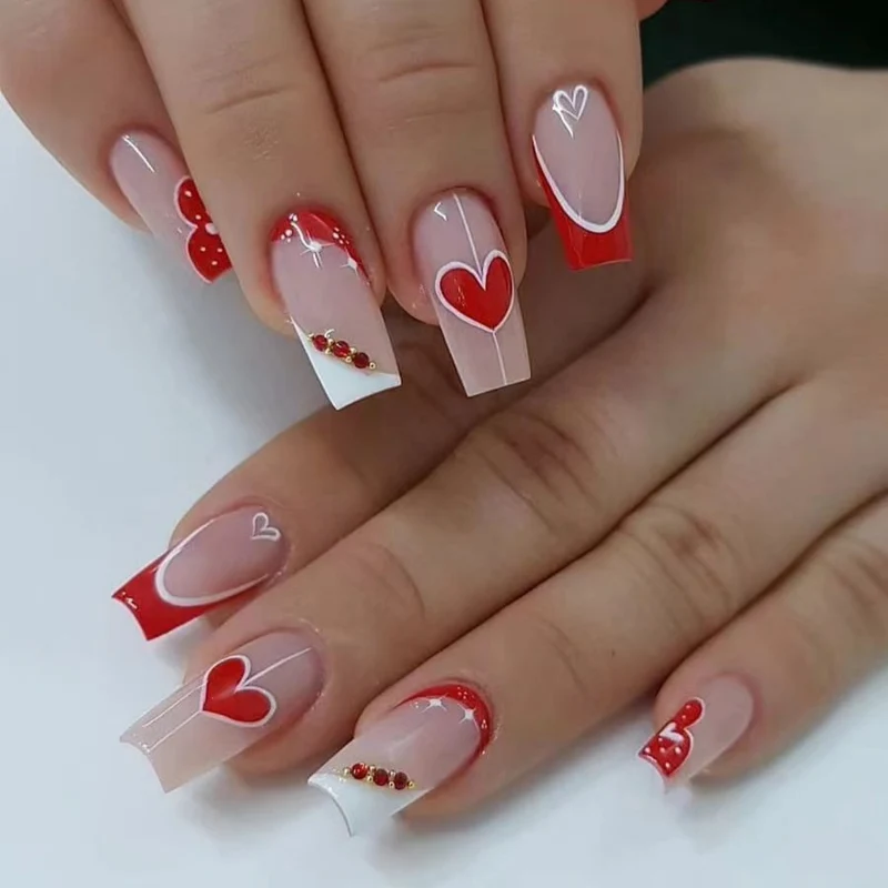 Ornate Butterfly-Inspired Acrylic Nail Extensions Stornfield